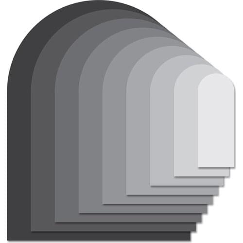 3d Stereo Gradient Rectangle Cutting Dies Scrapbook Dariy Decoration Stencil Embossing Template DIY Greeting Card Handmade