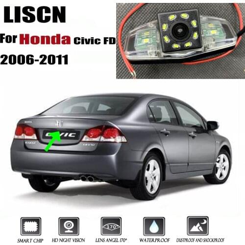 Car reversing camera For Honda Civic FD 2006 2007 2008 2009 2000 2011 HD night Visioin Rear camera/License plate camera