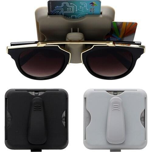 Car Organizer Storage Clamp Sunglasses Holder Sun Visor Clip IC High-speed Card Stand Off Road 4x4 Truck SUV Auto Accessories