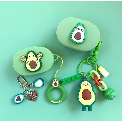 Cute Green Avocado Cover for Xiaomi Redmi AirDots 3 Case for Mi Air Dots 3 TWS Wireless Bluetooth Earphone Charge Case Headphone