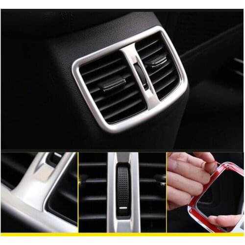 For Hyundai Tucson 2015-2017 Chrome Vent Cover Surround Trim Air Condition Cover Decoration Trims car Accessories Car StylinG