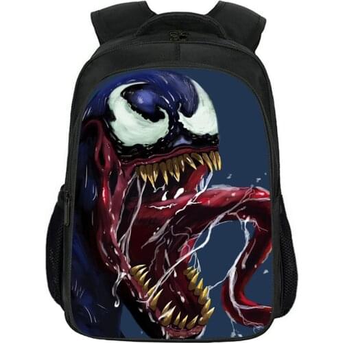 Venom School Bag Set Skull Student School Backpack Mens Teens Boys Backpack Children Shoulder Bag Mochila Escolar 2021