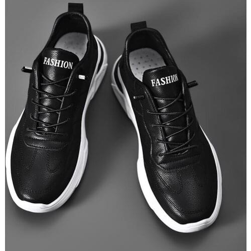 Vulcanized shoes Leather Men Running Shoes Shoes Thick Bottom Sports Shoes Warm Jogging Shoes Mens Designer Sneakers Zapatillas