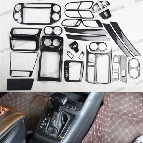Lsrtw2017 Car Center Control Gear Panel Window Lifter Dashboard Decoration for volkswagen tiguan 2008 2009 2010 2011 2012 vw