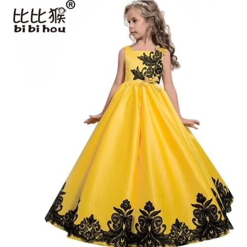 Girls Christmas Dress Kid Girl Wedding Flower Girls Dress Princess Party Pageant Formal Dress Sleeveless Prom Birthday Dress