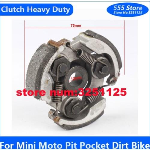 Complete Aluminum Alloy Clutch Heavy Duty For 47cc 49cc 2 Storke Gas Mini Moto Pit Pocket Dirt Bike ATV Quad Motor