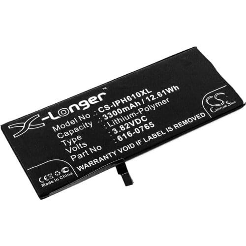 Cameron Sino Mobile SmartPhone Replacement Li-Polymer Battery 3300mAh For 616-0765 BBK A1522, A1524, A1593, Free Tools