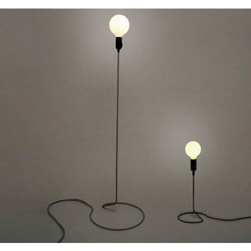 Loft retro minimalist modern floor lamp living room dining room kitchen bedroom decorative lamp line creative study