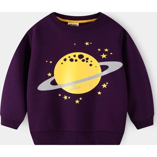 New Arrival Kids Sweatshirts Spring Autumn Toddler Boys Casual Hoodies Cartoon Print Cotton Fashion Pullovers for Boy Baby Tops