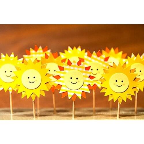You are my Sunshine Cupcake / Sandwich Toppers Birthday Party Decorations Party Supplies Birthday Party Decorations Kids