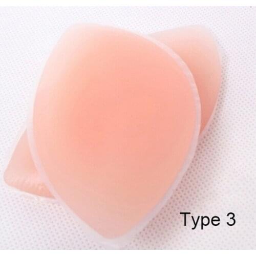 Push Up Bra Insert Breast Enhancer Inserts Sexy Women Silicone Bra Gel Invisible Inserts Breast Pads for Dress Bikini Swimsuit