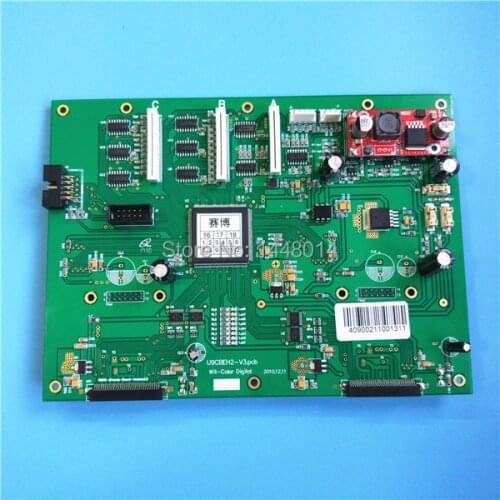 Wit-color digital printer Ultra9000 2h head board U9CBEH2-V3.PCB board for Epson DX5 double printhead witcolor carriage card