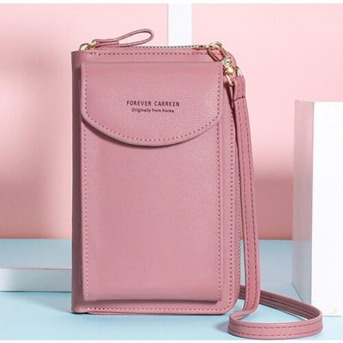 Womens Wallet Shoulder Bag Luxury Summer Mobile Phone Bag Double-layer Coin Purse Card Holder Crossbody Card Bag
