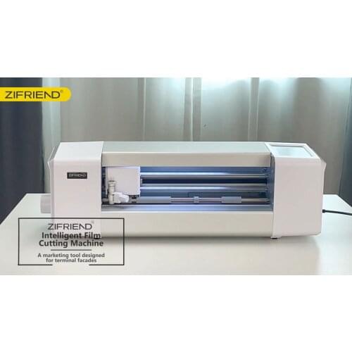 ZIFRIEND Cutter Plotter Tempered Glass Mobile Phone Screen Protector Cutting Machine for iphone 12 Screen Protectors