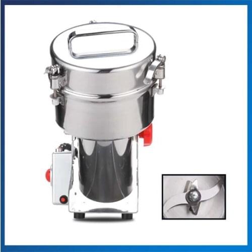 220v50hz Mill Crusher Shredder Powder Machine 1000G Big Capacity Household Ultrafine Dry Food Grinding Machine