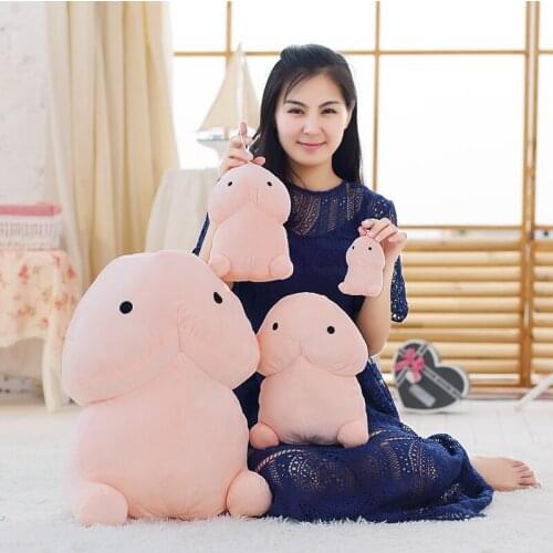 30/50cm Cute Penis Plush Toys Pillow Soft Stuffed Funny Cushion Simulation Lovely Dolls Gift for Girlfriend
