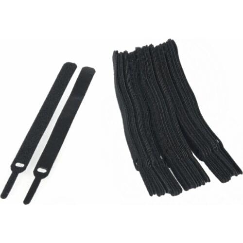 50PCS/Set Candy Color Data Cable Tie Nylon Hook Loop Cable Wiring Harness Cable Fastener Marker Straps Power Wire Management