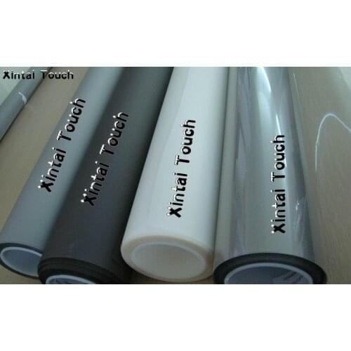 Free Shipping! 3 Pieces 21CMx29CM of Each Color Rear Projection Film of Clear Holographic, Dark Gray, Black color Sample