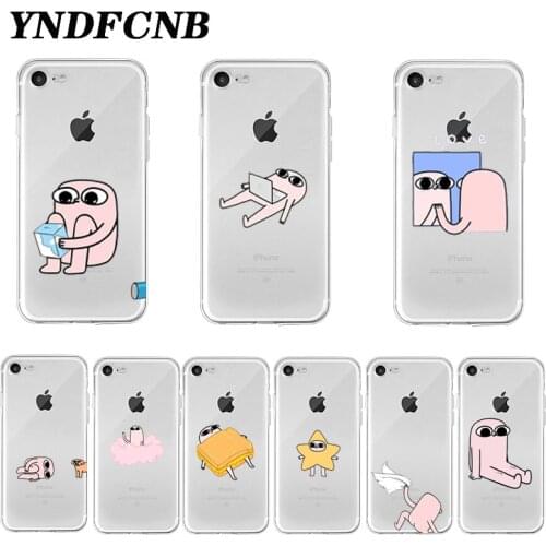 Pink Cartoon Funny big eyes ketnipz Phone Case For iPhone SE 2020 11 Pro X XR Xs Max 6 6S 7 8 Plus Soft Clear Cover Mobile Cover