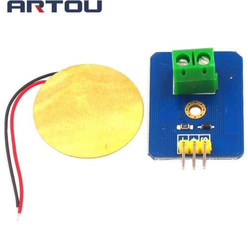DIY KIT 3.3V/5V Ceramic Piezo Vibration Sensor Module Analog Controller Electronic Components Supplies Sensor for Arduino