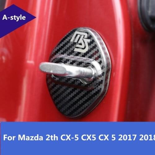 For Mazda 2th CX-5 CX5 CX 5 2017 2018 Car Waterproof Door Lock Protective Cover Waterproof and rustproof car styling