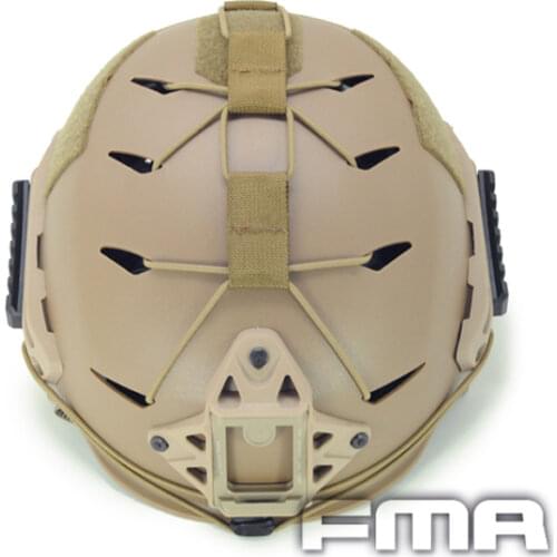 FMA Helmet modified with rubber suits DE For Outdoor Sports Hunting Free Shipping