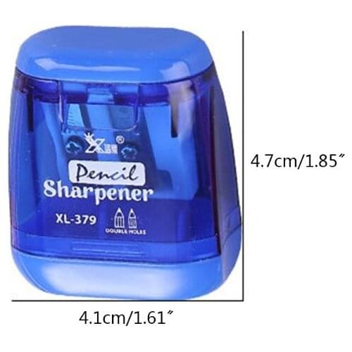 Classical Double Hole Mechanical Pen Pencil Sharpener Stationery Office Student School Supplies Korean Kids Gift K3KB