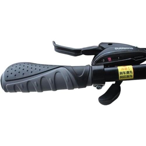 Cool Antiskid Bicycle Bike Grips Inner Dia 2.1cm 13cm Ergonomic Rubber Mountain Bike Bicycle Cycling Handlebar Grips SM001