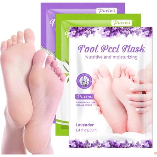 Foot Mask Socks Exfoliating Foot Spa Bath Mask Peeling Scrub Pedicure Foot Patch Moisturizer Dead Skin Remover