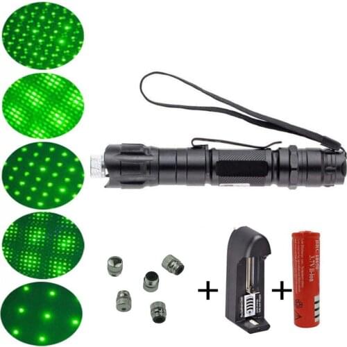532nm 10000M high-power green laser pointer, adjustable focus starlight green laser sight, ultra-long radiation distance laser
