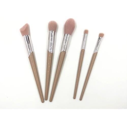 FB Brand Style Pink Flame Blending Blush Brush Highlighter Eyeshadow Brush Curve Sculpting Makeup Brush make up brush set