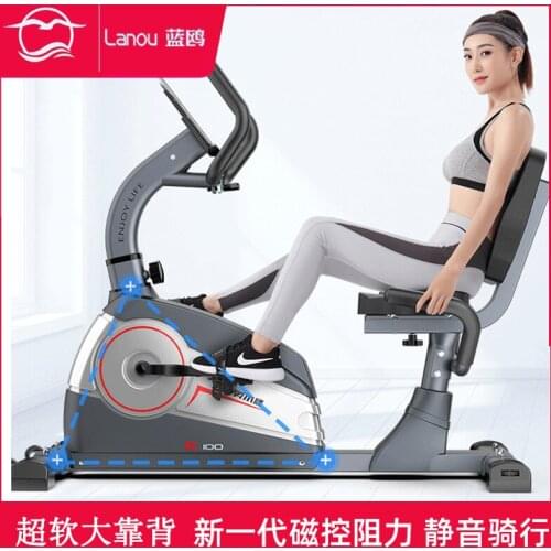 Recumbent Exercise Bike Household Magnetic Control Indoor Silent Weight Loss Training Fitness Equipment Dynamic Bike