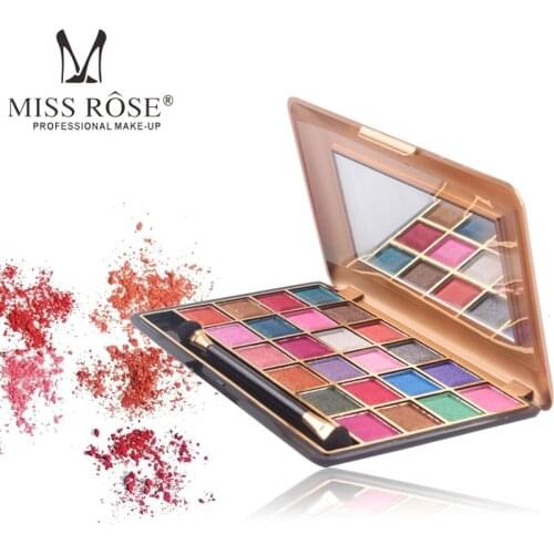 24Colors Eyeshadow Pallete Makeup Long Lasting Matte Glitter Eye Shadow Palette Pearl Shimmer Makeup Brush Paletas De Maquillaje