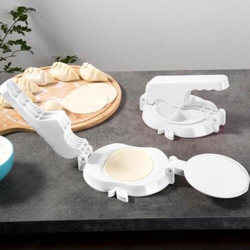 Plastic Dough Pressing Tool Dough Presser Dumpling Skin Press Tool Dumpling Wrapper Making Mold Kitchen Gadget Baking Tool