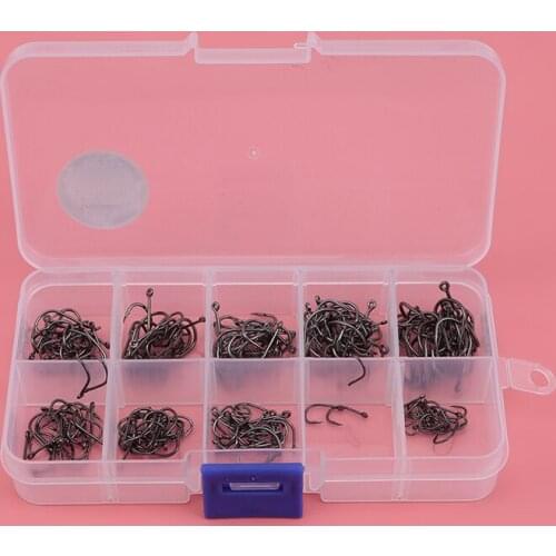 Fishhooks High Carbon Steel Fishing Bait Sharpened Ultrapoint Single Circle Set Fish Supplies Bass Barbed Fly Fishing Hooks