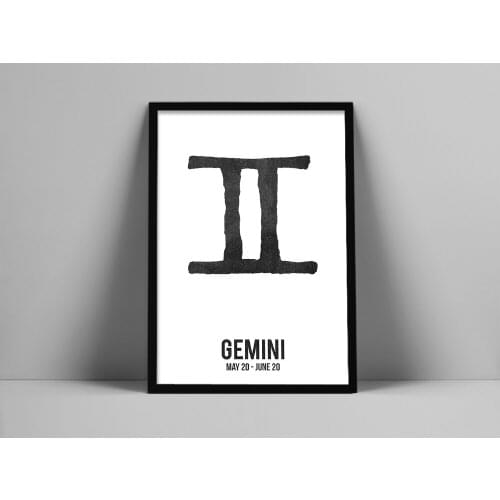 Constellation Nursery Wall Art Canvas Poster Prints Astrology Sign Minimalist Geometric Painting Nordic Kids Decoration Pictures