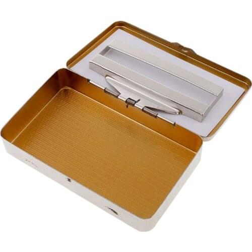 Thin American Eagle Metal Cigarette Case Boxes Automatic Cigarette Tobacco Case 77UD