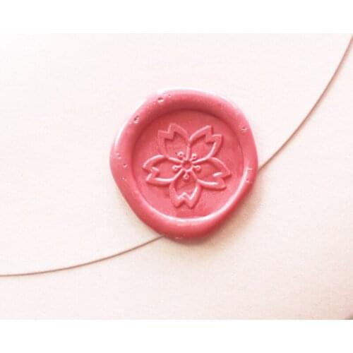 Sakura Wax Seal Stamp/ cherry blossom sealing stamp--ws175