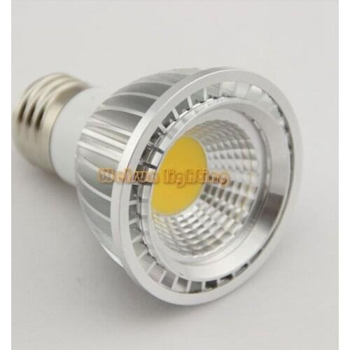 Factory Sale LED PAR20 COB Bulbs E27 9W Cold Warm White 110V 220V Dimmable LED PAR 20 Spotlights Lamps Bulbs