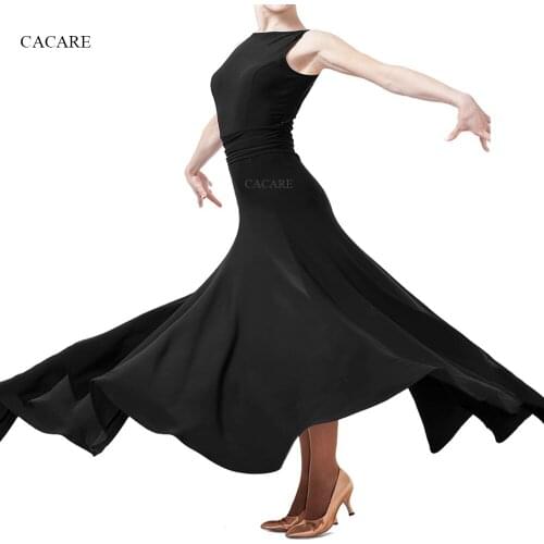 Ballroom Waltz Dresses Ballroom Dance Competition Dresses Standard Dance Dresses Women D0442 Customize Color Size Big Hem