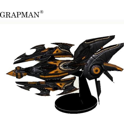 Star Mohandar Void Ray Vanity Glow Ship 3d Paper Model DIY