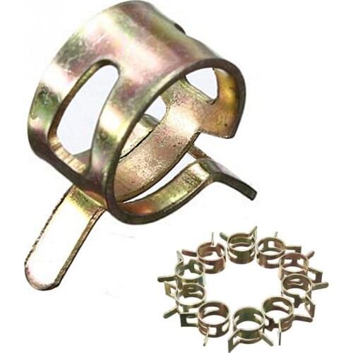 10Pcs/set Spring Band Fuel Hose Clips Silicone Pipe Clamp Reusable Optional Clamp 6mm 7mm 8mm 9mm 10mm 11mm 12mm 13mm 14mm 15mm