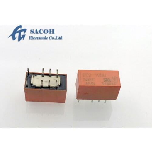 10PCS/lot New OriginaI EC2-12NU or EC2-12NJ or EC2-12NF or EC2-12TNU EC2-12TNK EC2-12TNJ EC2-12SNU DIP-8 MINIATURE SIGNAL RELAY