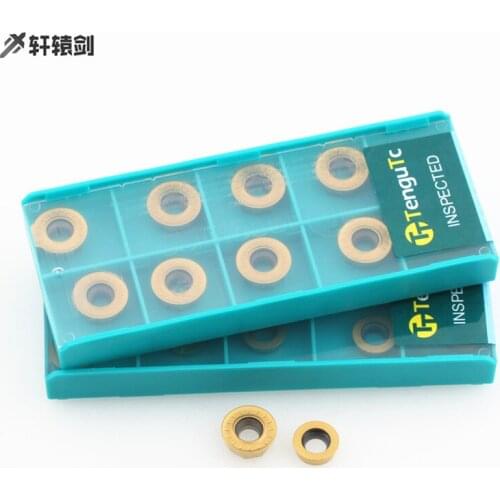 10PCS RPMT1204-M-C RPMW1003 MO TT9080 Carbide Turning Tool CNC Metal Milling Lathe