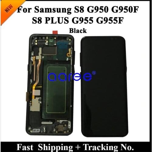 100% Super AMOLED LCD For Samsung S8 PLUS LCD G955F LCD For Samsung S8 Plus LCD Screen Touch Digitizer Assembly