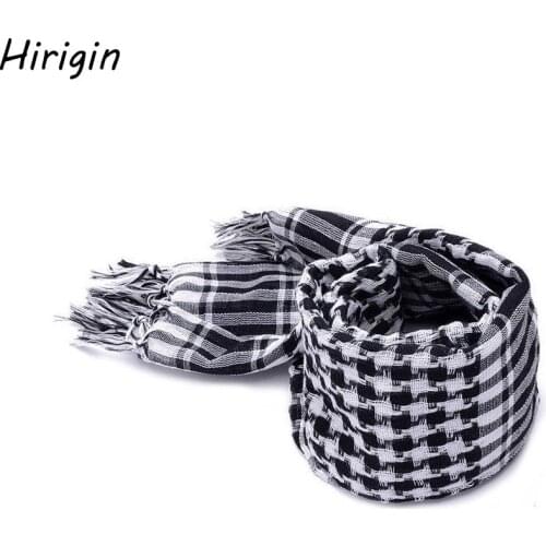2020 Elegant women Scarf Lightweight Square plaid Outdoor Shawl Military Arab Tactical Desert Army Shemagh KeffIyeh Arafat Scarf