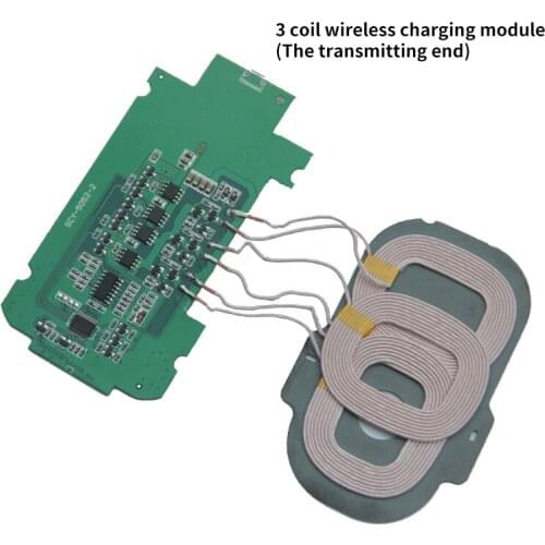3 Coil Wireless Charger Module Transmitter PCBA Circuit Board Coil Diy Modified Imported ST Chip Solution