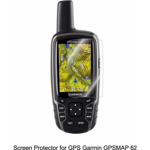 3* Clear LCD Screen Protector Film for Handheld GPS Garmin GPSmap 62 64 62st 64st 63SC 64X 64SX 64CSX Astro 320 220 Alpha50