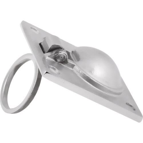 316 Stainless Steel Boat Hatch Latch Cabinet Flush Mount Ring Pull Handle