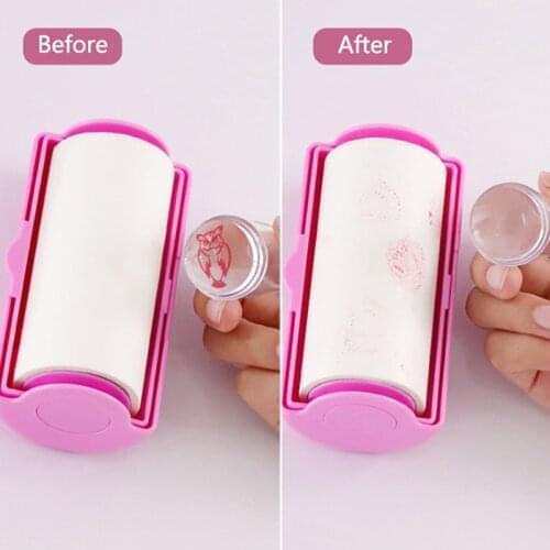 60 sheets Nail Stamp Artifact Nail Polish SuckerNail Stamp Artifact Polish Sucker Operate Remove Printing Oil Manicure Implement